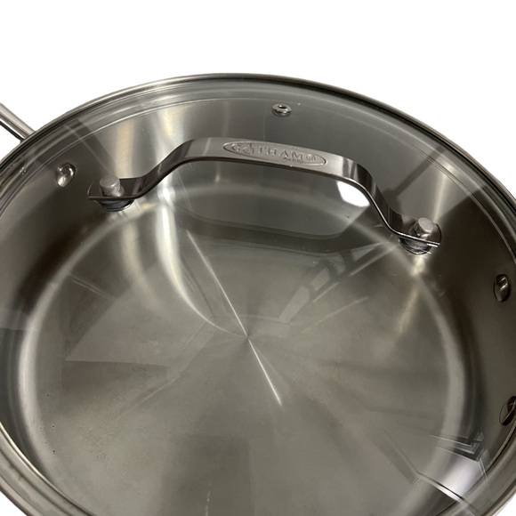 Cuisinart Stainless Steel 3.5 Quart Sautéed Long Handle Pan with Lid - Silver - Picture 5 of 13